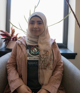 Photo of Aya Attal in global minds shirt