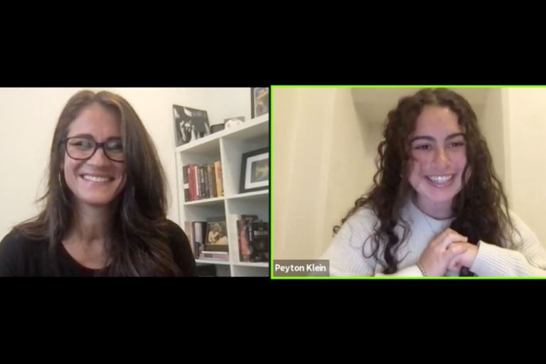 Betty Cruz and Peyton Klein